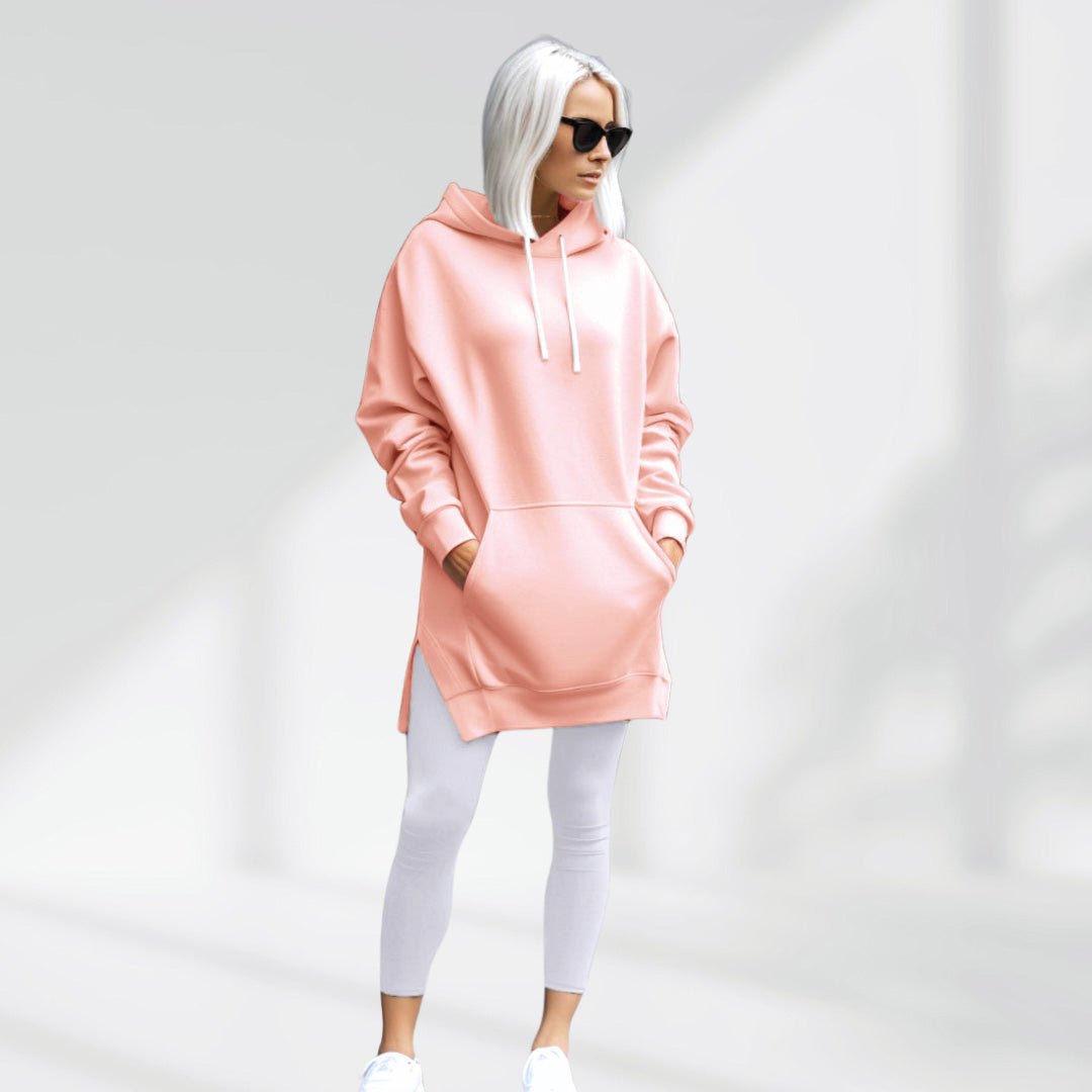 Lunessa Oversized Hoodie Dress - Aries x Rose