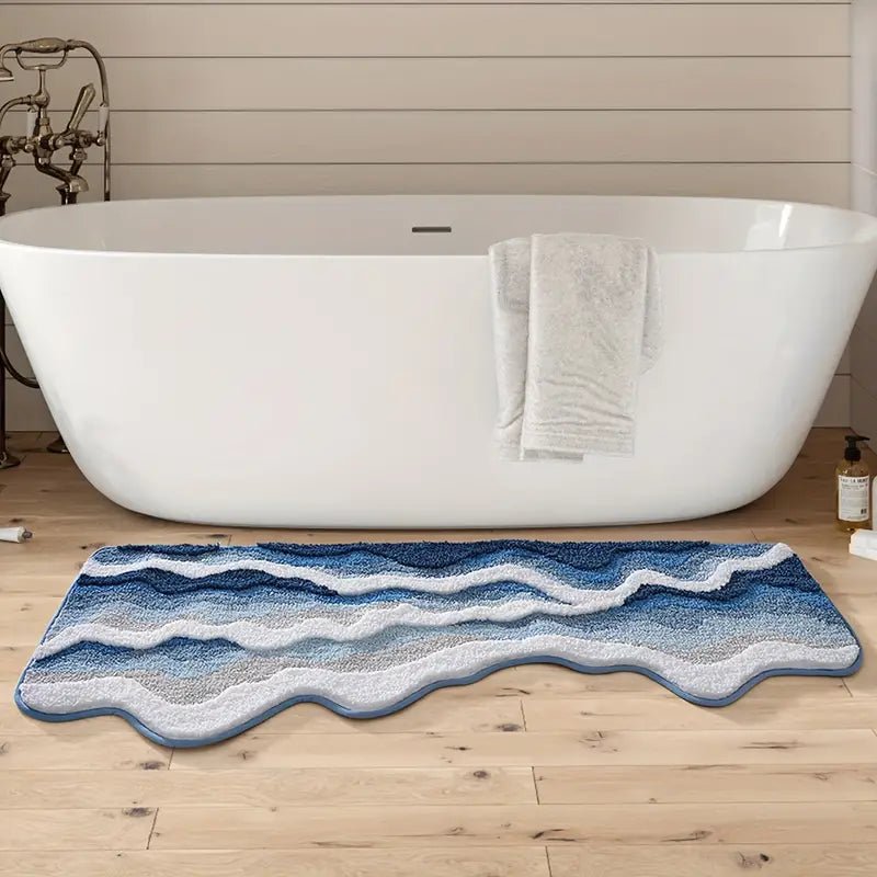Coastal Wave Rug - Aries x Rose