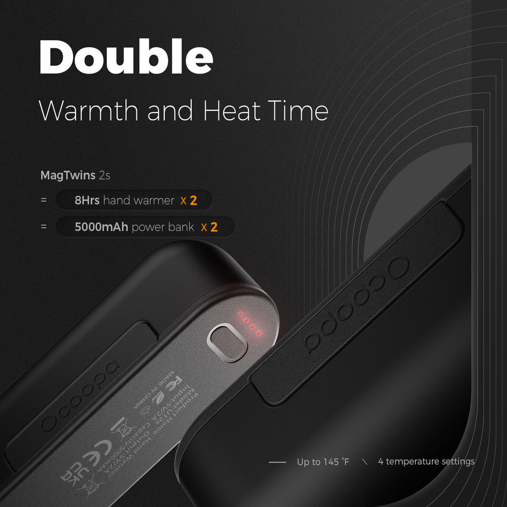 ClimaHeat UT2s Rechargeable Hand Warmers - Aries x Rose