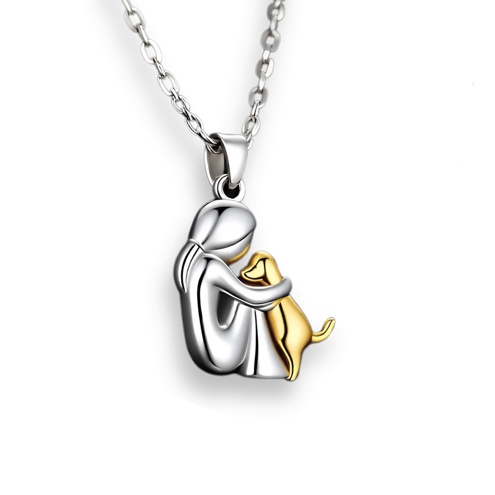 Veyra Faithful Dog Pendant - Aries x Rose
