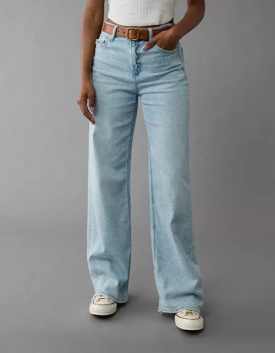 Denvora Y2K Low - Rise Baggy Jeans - Aries x Rose