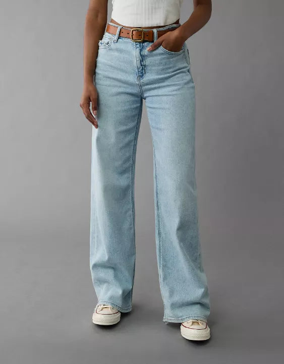 Denvora Y2K Low-Rise Baggy Jeans