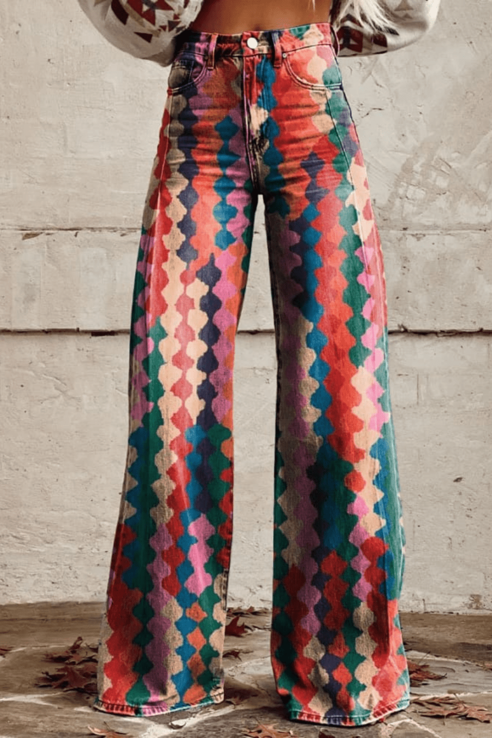 Loungette | Boho Vintage Broek - Aries x Rose