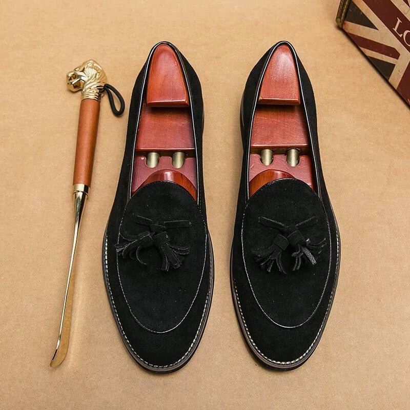 Bertelli Bruno Leather Loafers - Aries x Rose