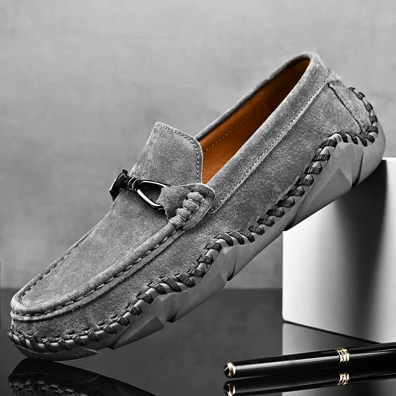 Luca Feretti Suede Loafers - Aries x Rose