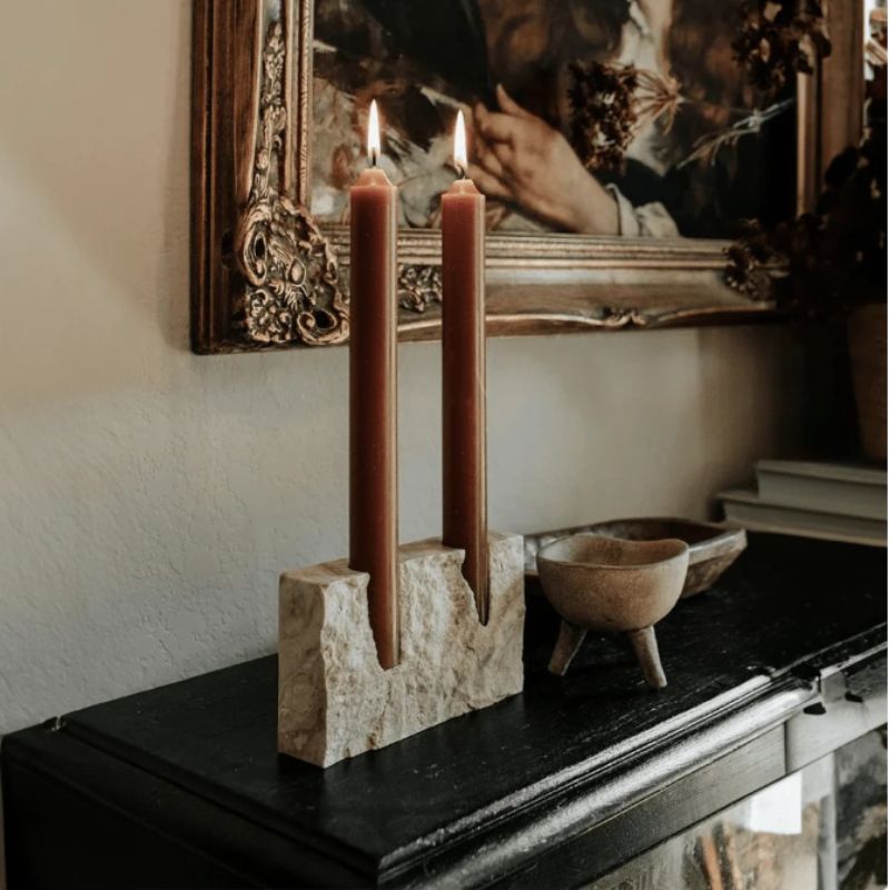 Terrona Marble Candle Holder - Aries x Rose