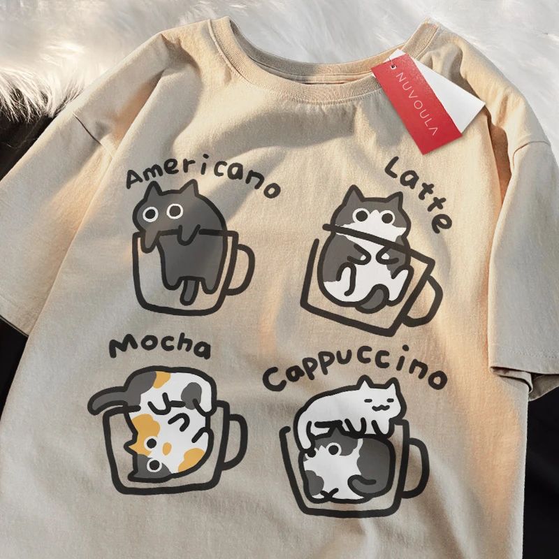 Purrfect Brew T-Shirt - Aries x Rose