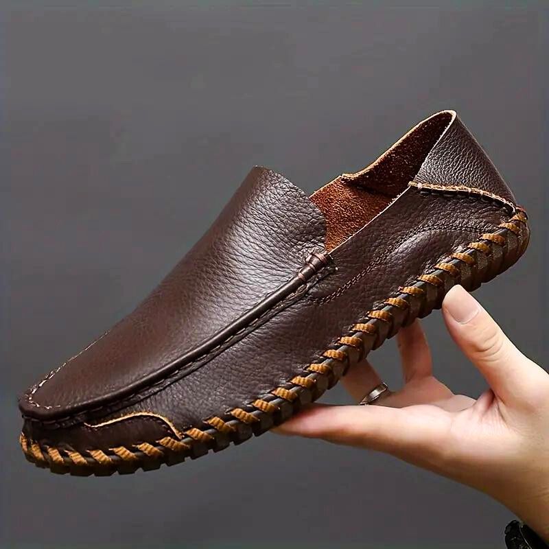 Mykonos Genuine Leather Loafers - Aries x Rose