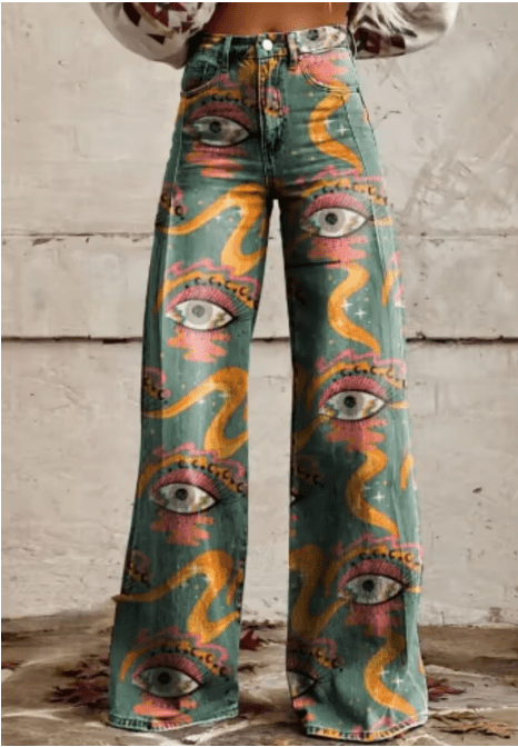 Olyra Boho Vintage Pants - Aries x Rose