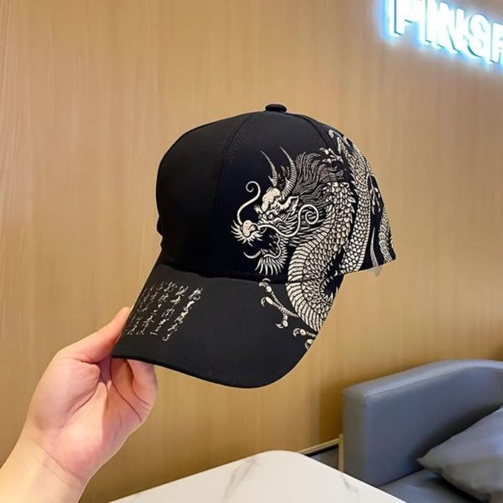 Draelen Dragon Crest Canvas Cap