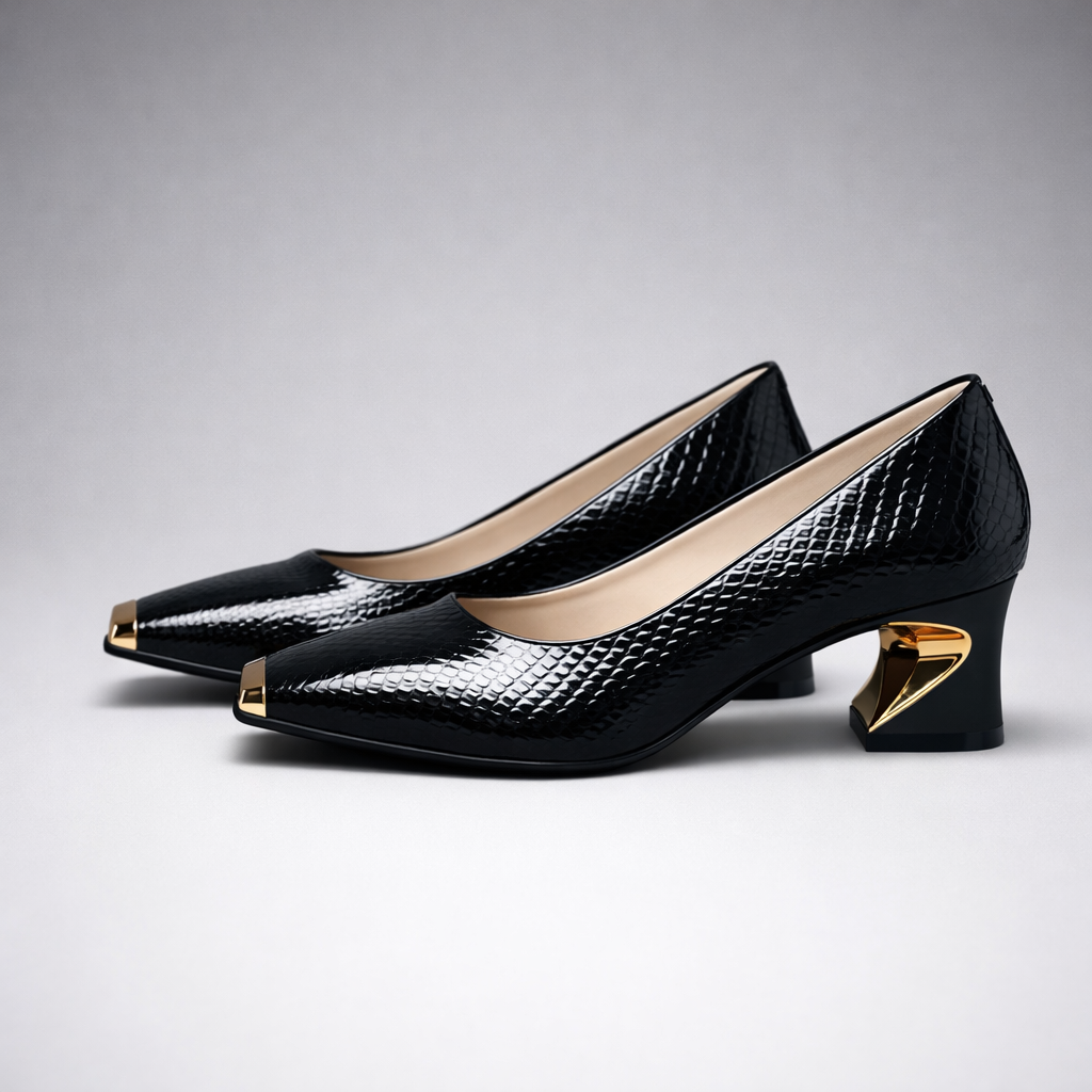 Lumiere Gold Heels