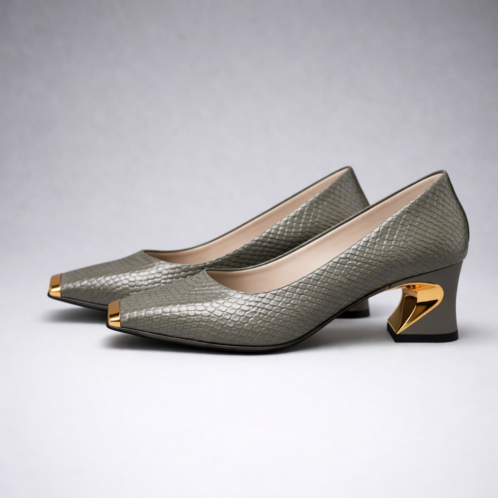 Lumiere Gold Heels