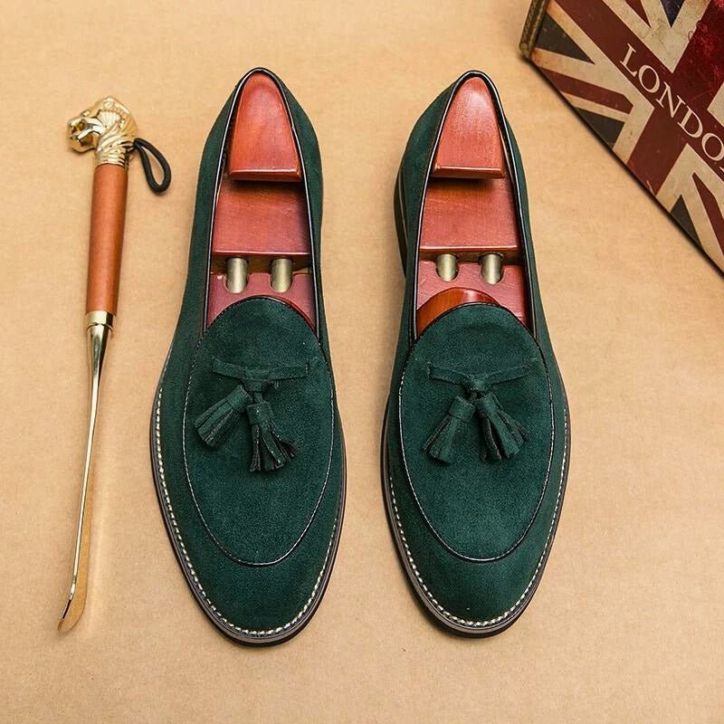 Bertelli Bruno Leather Loafers - Aries x Rose