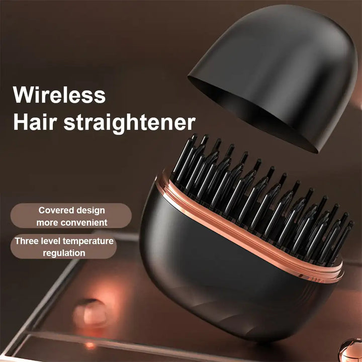 Portable Hair Straightener Brush