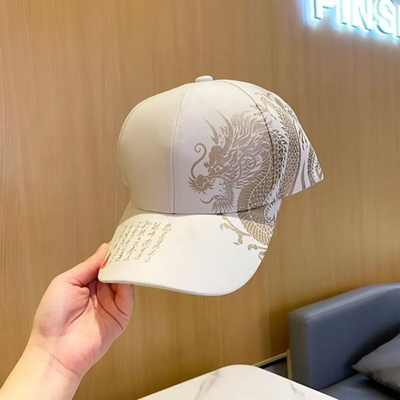 Draelen Dragon Crest Canvas Cap - Aries x Rose