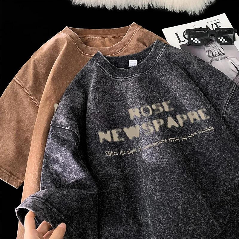 Vintage Rose Washed Tee - Aries x Rose