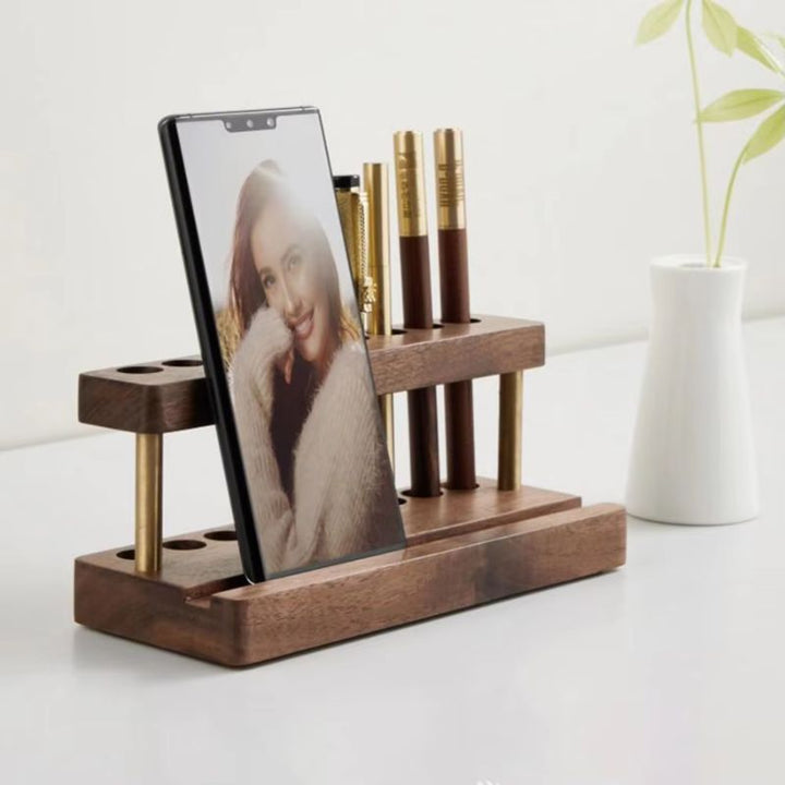 Elvon Walnut Pen Holder