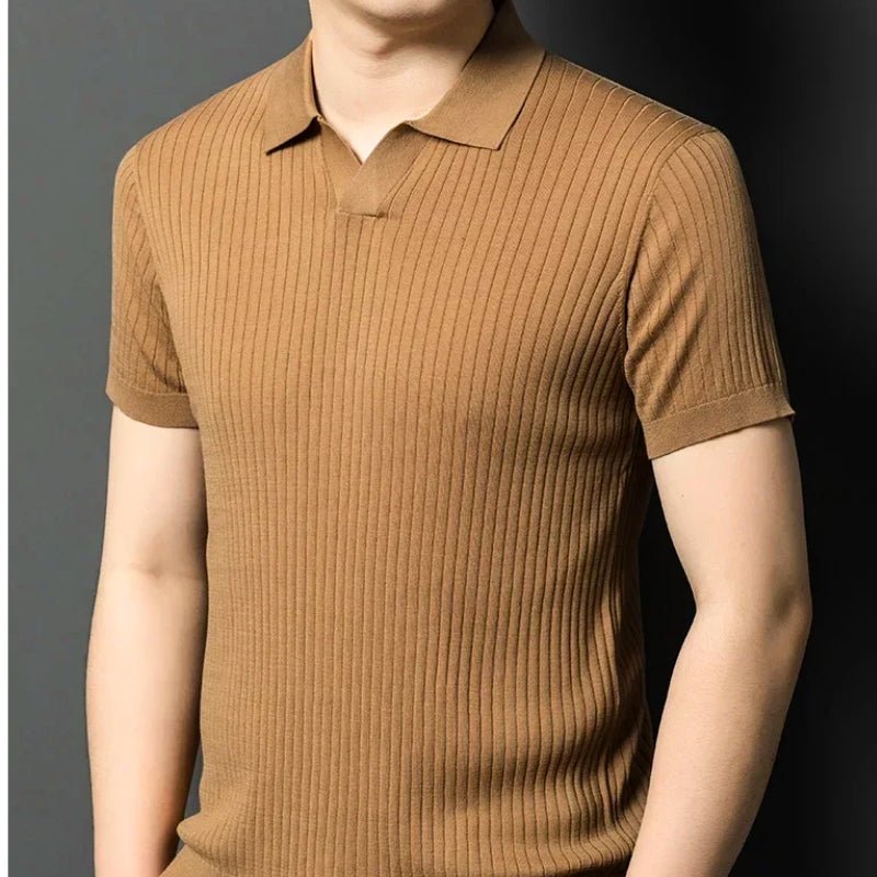 Grayson Knitted Polo Shirt - Aries x Rose