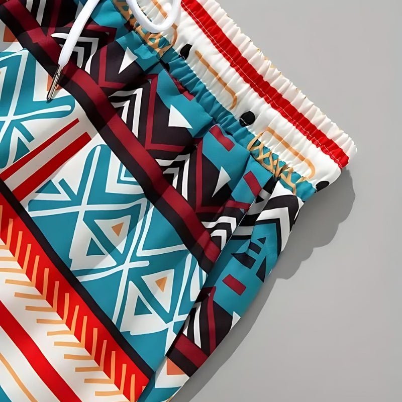Vivid Voyage Shorts - Aries x Rose