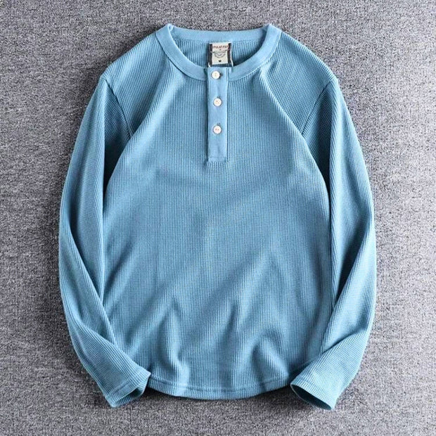 Waffle Knit Henry Collar