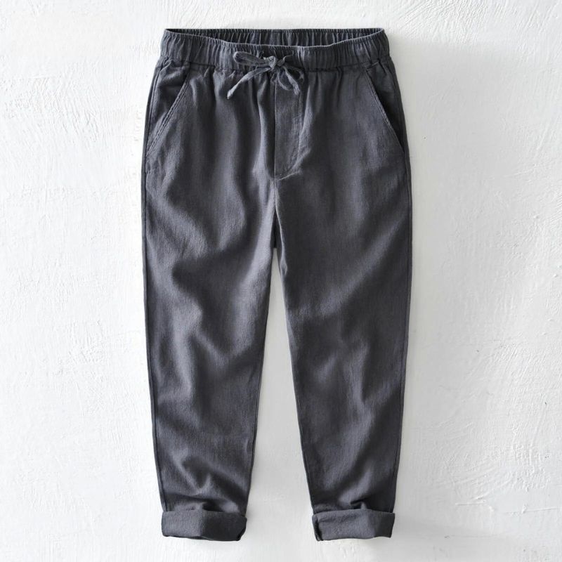 Santorini Linen Trousers - Aries x Rose