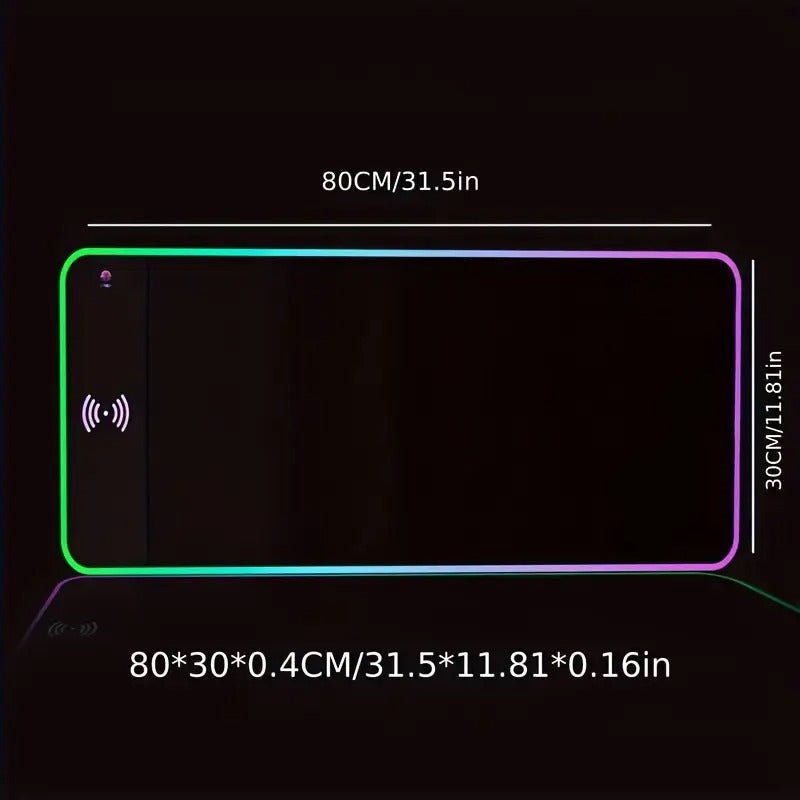 Glow Charge XL RGB Gaming Mouse Pad - Aries x Rose