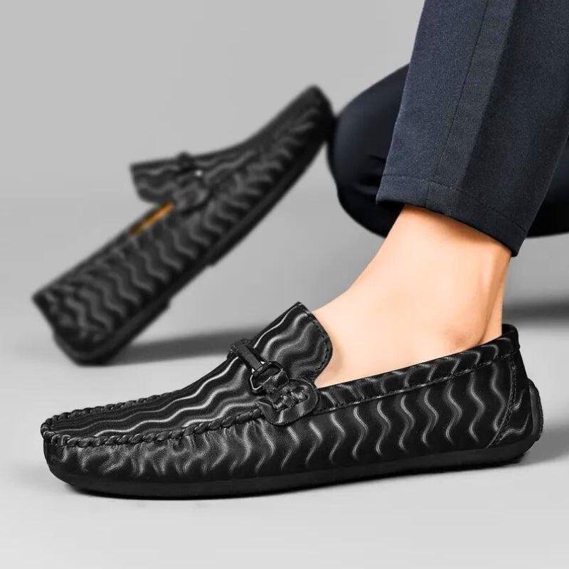 Louis Italiana Genuine Leather Loafers - Aries x Rose