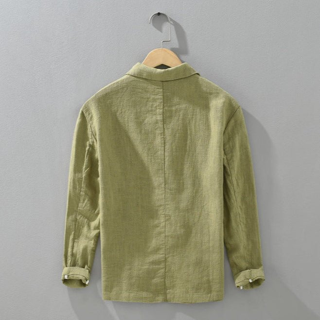 Beaumont Men's Linen Blazer - Aries x Rose