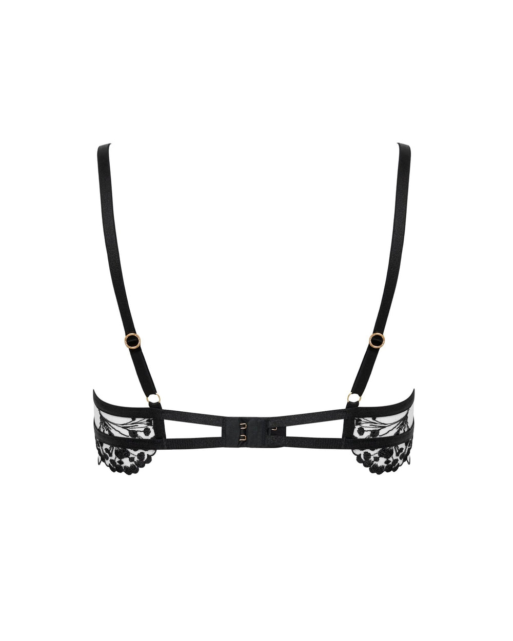 Marisa Sheer Bra - Noir Bloom - Aries x Rose