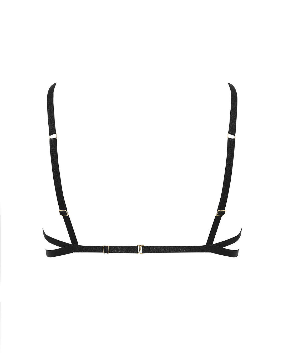 Matisse Sheer Open Bra Black