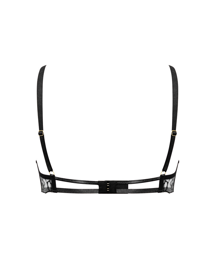 Rosalie Wired Bra Black/Sheer