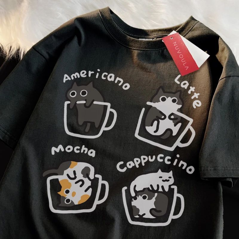 Purrfect Brew T-Shirt - Aries x Rose