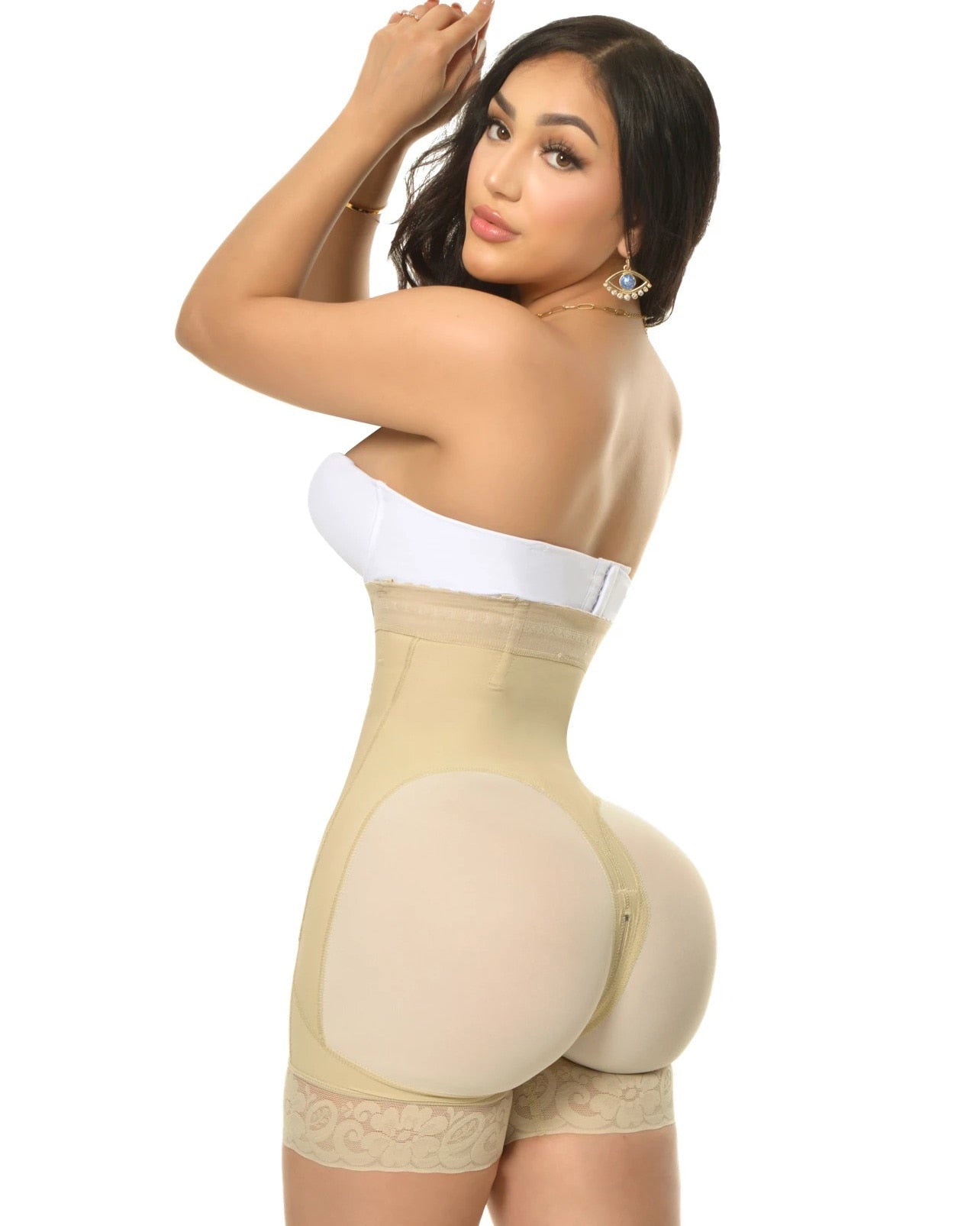 Valmira High - Waist Sculpting Shorts - Aries x Rose