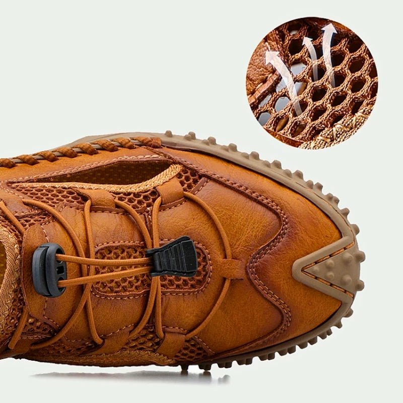 Protego Genuine Leather Sandals - Aries x Rose