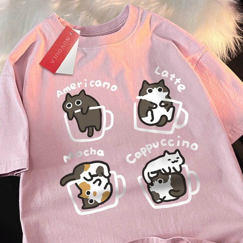 Purrfect Brew T-Shirt - Aries x Rose