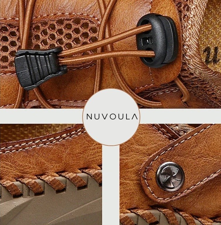Protego Genuine Leather Sandals - Aries x Rose