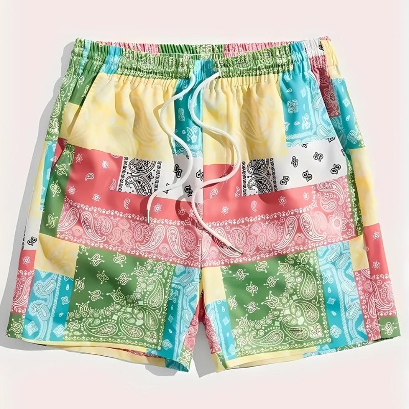 Vivid Voyage Shorts - Aries x Rose