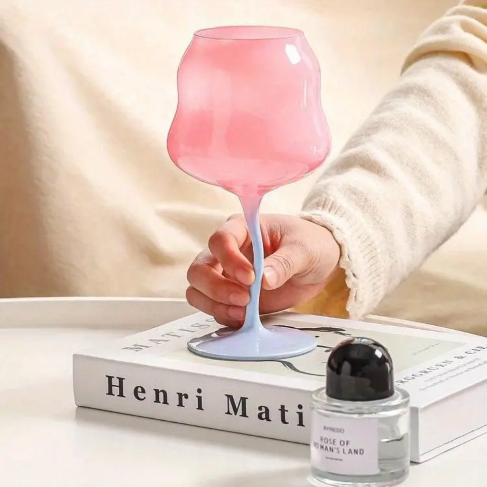 Coral Wine Glasses - Aries x Rose