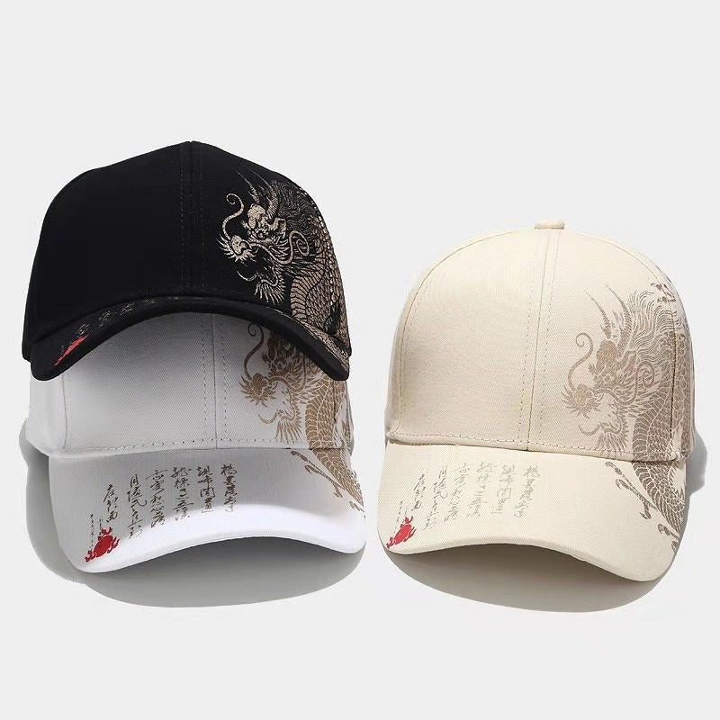 Draelen Dragon Crest Canvas Cap - Aries x Rose