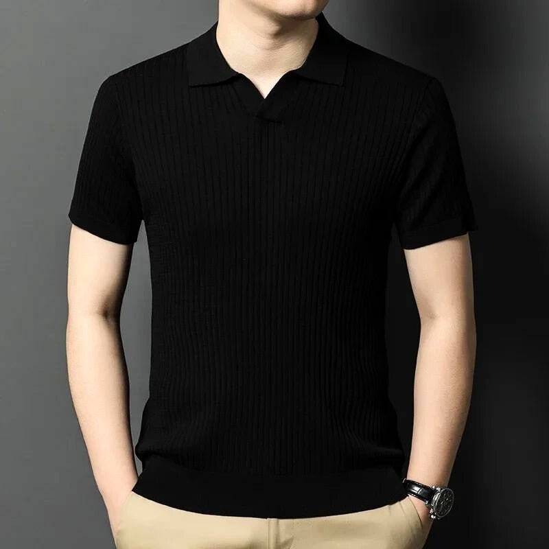Grayson Knitted Polo Shirt - Aries x Rose