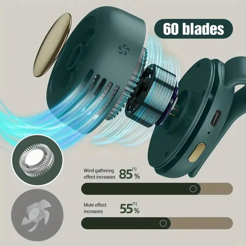 ClipCool Mini Fan – Wearable