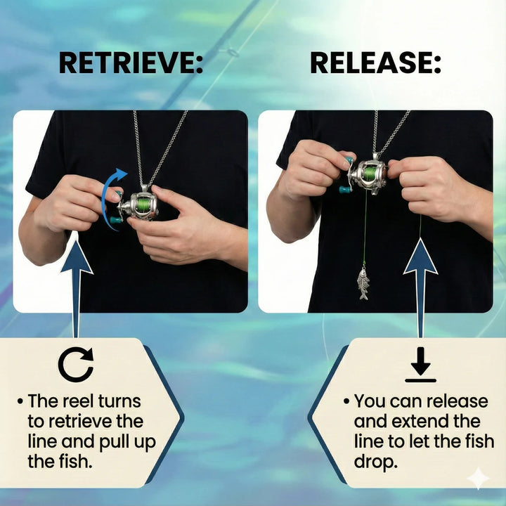 Reel Spinner Pendant