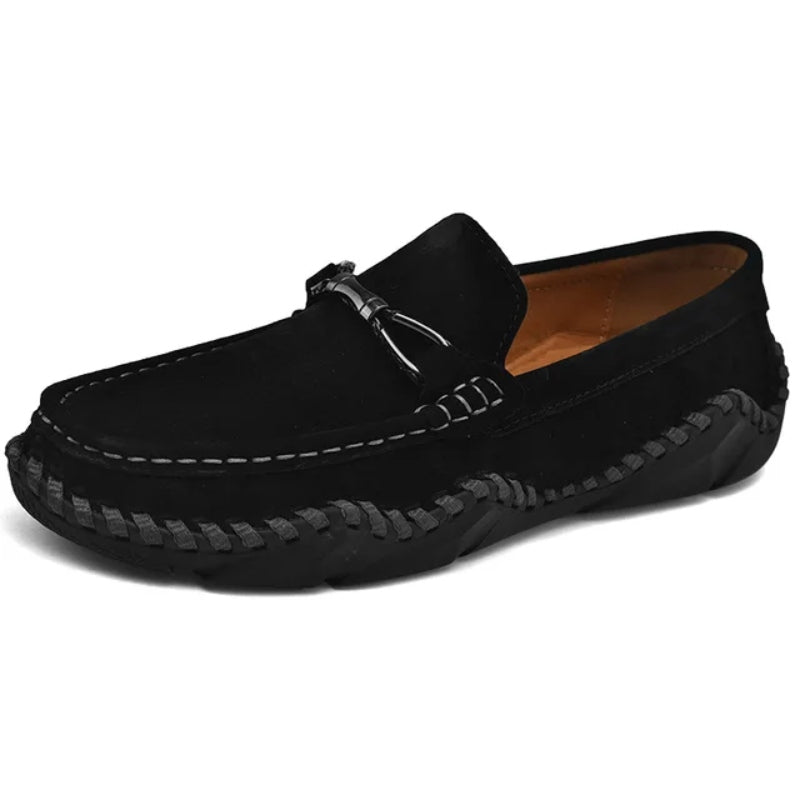 Luca Feretti Suede Loafers - Aries x Rose