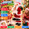 Dancing Santa Claus Plush Toy | Animated Christmas Santa with Shaking Belly & Wobbling Sunglasses