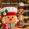 Christmas Gingerbread Man Curtain Tieback