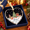 Baby’s First Christmas 2026 – Heart-Shaped Crystal Ornament