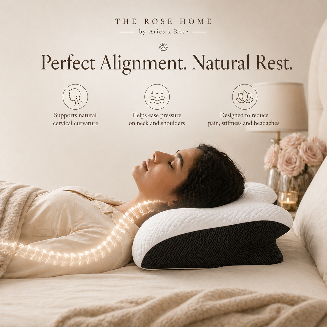 Rose Deep Rest Memory Foam Pillow