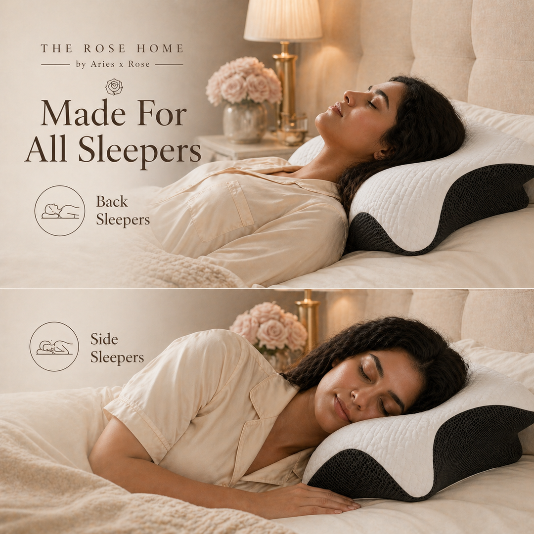 Rose Deep Rest Memory Foam Pillow