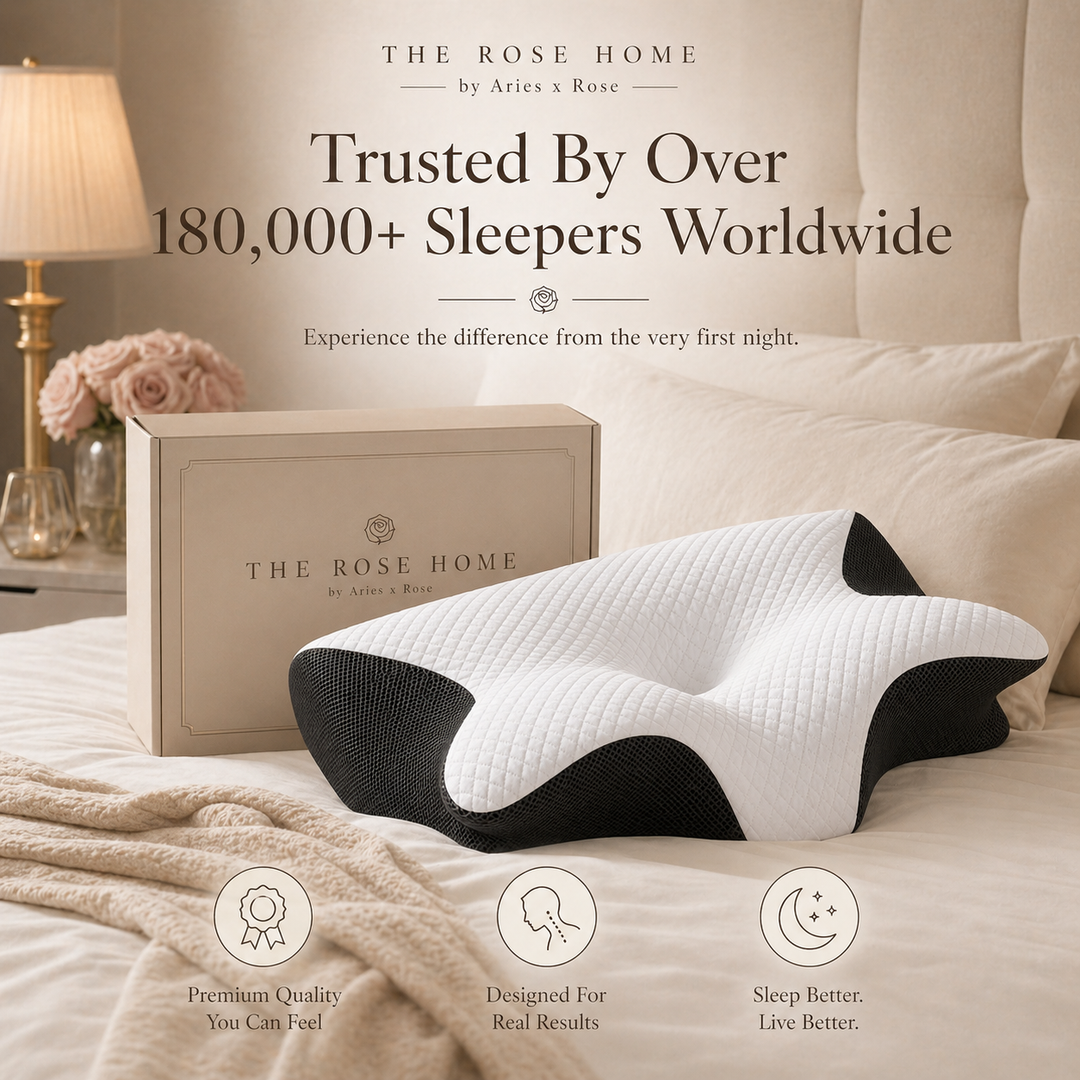 Rose Deep Rest Memory Foam Pillow