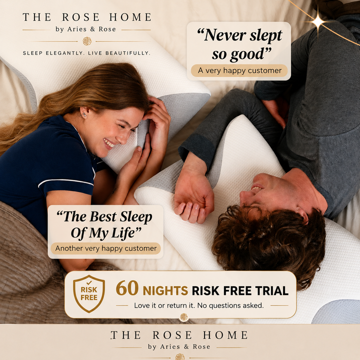 Rose Deep Rest Memory Foam Pillow